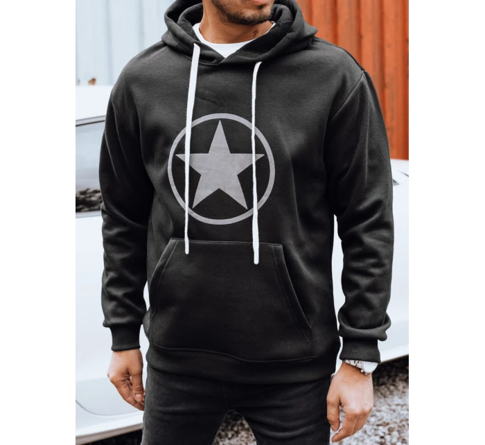 Pánská černá mikina model 21993054 - Dstreet