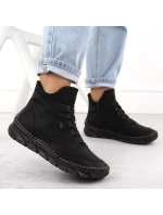 Dámské černé zateplené boty model 21904592 - Rieker