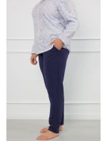 Italská móda Jovita long sp barva:print/blue Italská móda Jovita long sp barva:print/blue