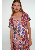 Noční košile s krátkými rukávy model 19696218 - Vamp