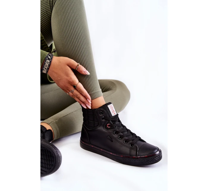 Dámské vysoké tenisky Cross Jeans KK2R4058C Černe