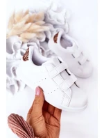 Dětské Tenisky Se Suchým Zipem Bíle-Růžové Zlato Cute Girl Dětské Tenisky Se Suchým Zipem Bíle-Růžové Zlato Cute Girl