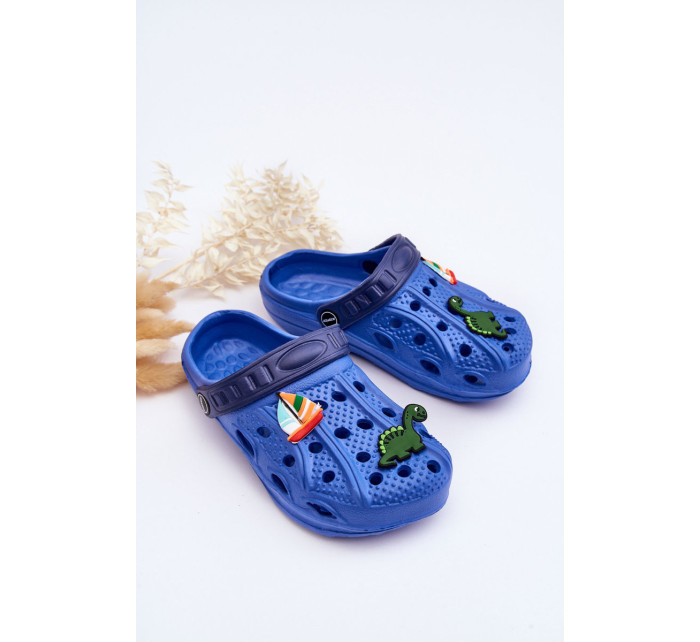 Dětské pěnové lehké sandály Crocs Modre Sweets