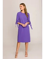 Šaty áčkového střihu S393 fialové - Stylove Šaty áčkového střihu S393 fialové - Stylove