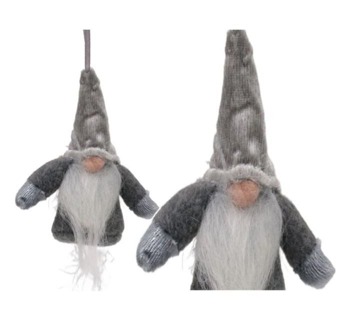 ZAWIESZKA DEKORACYJNA MIKOŁAJ Z  SZARY model 21833421