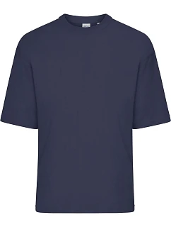 Těžké bio oversize tričko 02. navy model 22446114 - Daiber