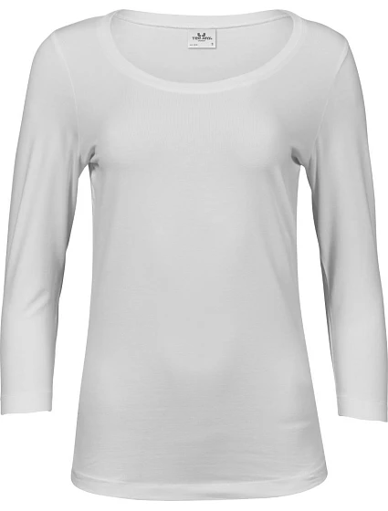 Tee Jays TJ 460 Dámské elastické tričko s 3/4 rukávem 18.0460 white Tee Jays TJ 460 Dámské elastické tričko s 3/4 rukávem 18.0460 white