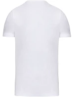 Kariban K 3014 Pánské elastické tričko s výstřihem do V 20.3014 white
