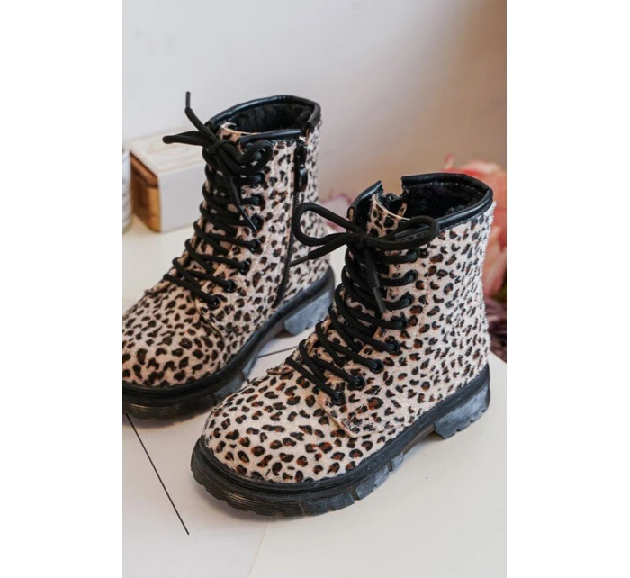 Dětské Botky s Zipem Bežové model 21636505 - Boto Dětské Botky s Zipem Bežové model 21636505 - Boto