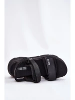 Sportovní Sandály Dámské Na Platformě Big Star model 21693778 Černé - Big Star Shoes Sportovní Sandály Dámské Na Platformě Big Star model 21693778 Černé - Big Star Shoes