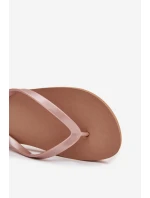 Dámské Japonské Pantofle Světle Hnědé 4FMM00FFLIF018-82S Dámské Japonské Pantofle Světle Hnědé 4FMM00FFLIF018-82S