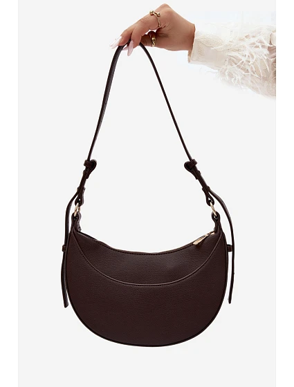 Malá taška z imitace kůže čokoládová model 22220917 - Flora&Co Malá taška z imitace kůže čokoládová model 22220917 - Flora&Co