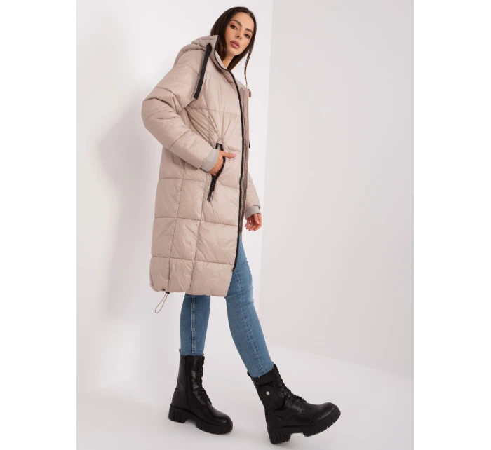 Kabát D50048X44518B3 béžový