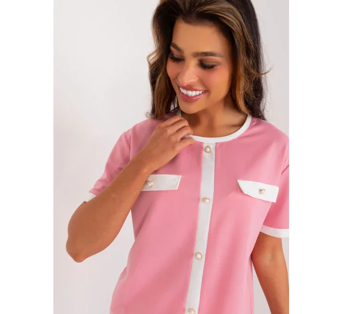 Bluzka LK BZ model 20112946 różowy - FPrice