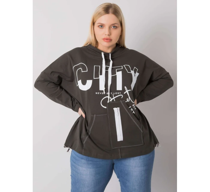 Mikina RV BL 7166.78P tmavá khaki Mikina RV BL 7166.78P tmavá khaki