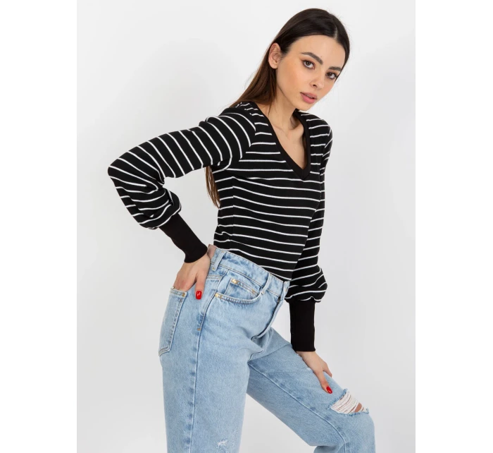 Dámská halenka RV BZ 8613.15x černobíle - FPrice