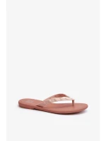 Dámské ploché flexibilní žabky ZAXY Růžové Dámské ploché flexibilní žabky ZAXY Růžové