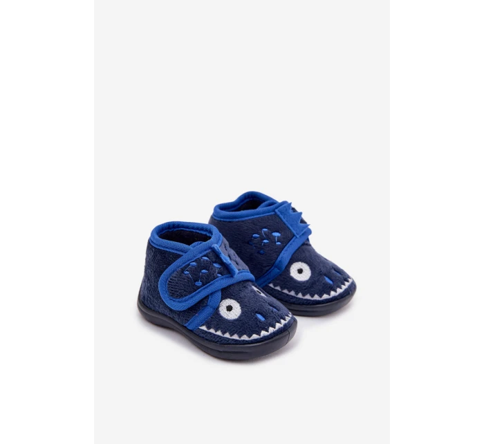 Dětské bačkory na suchý zip – tmavě modré Jeselle Dětské bačkory na suchý zip – tmavě modré Jeselle