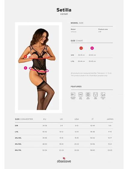 korzet corset  model 17447748 - Obsessive