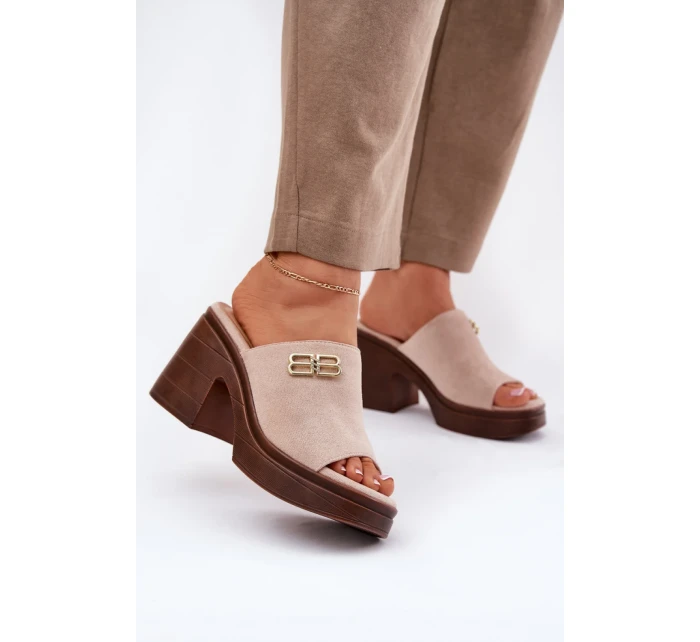 Pantofle model 213038 Step in style Pantofle model 213038 Step in style