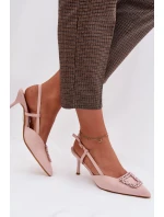 Sandály na podpatku  model 224465 Step in style