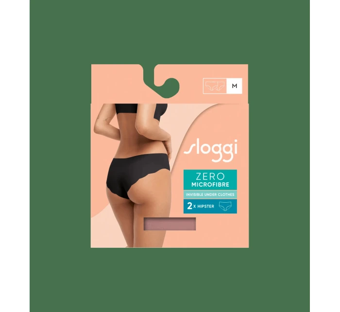 Dámské kalhotky ZERO Microfibre 2.0 Hipster 2P  hnědá  model 21759268 - Sloggi