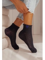 Dámské ažurové ponožky S 3741 model 20622557 - Milena Dámské ažurové ponožky S 3741 model 20622557 - Milena
