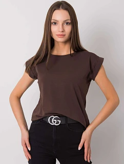 tshirt z  Feel Good ciemny brązowy model 21781317 - Factory Price