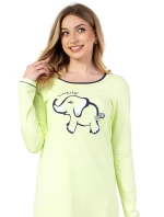 Dámská noční košilka 142 green - REGINA Dámská noční košilka 142 green - REGINA