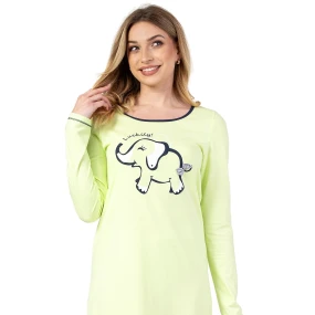 Dámská noční košilka 142 green - REGINA