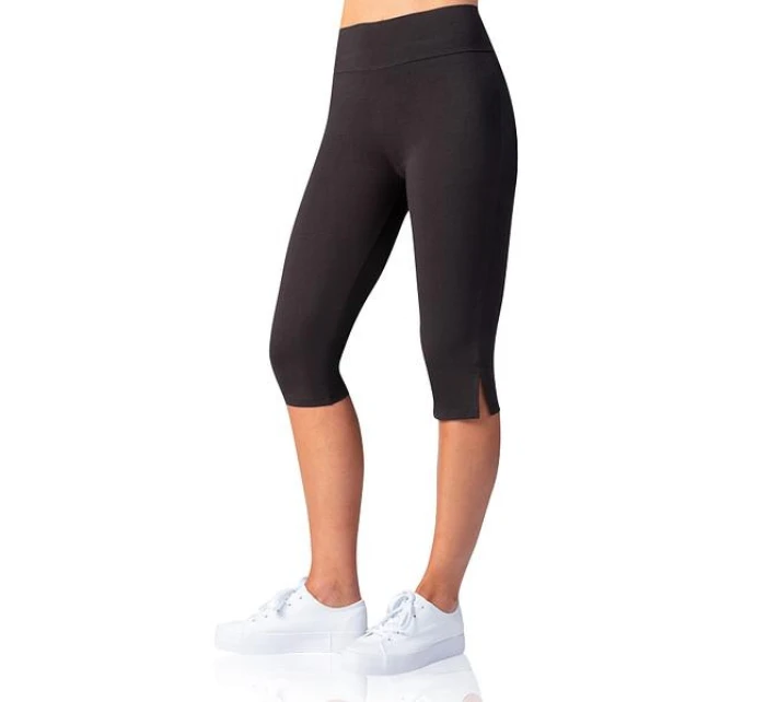Dámské bavlněné capri RELAX & GO COTTON CAPRI - BELLINDA - černá