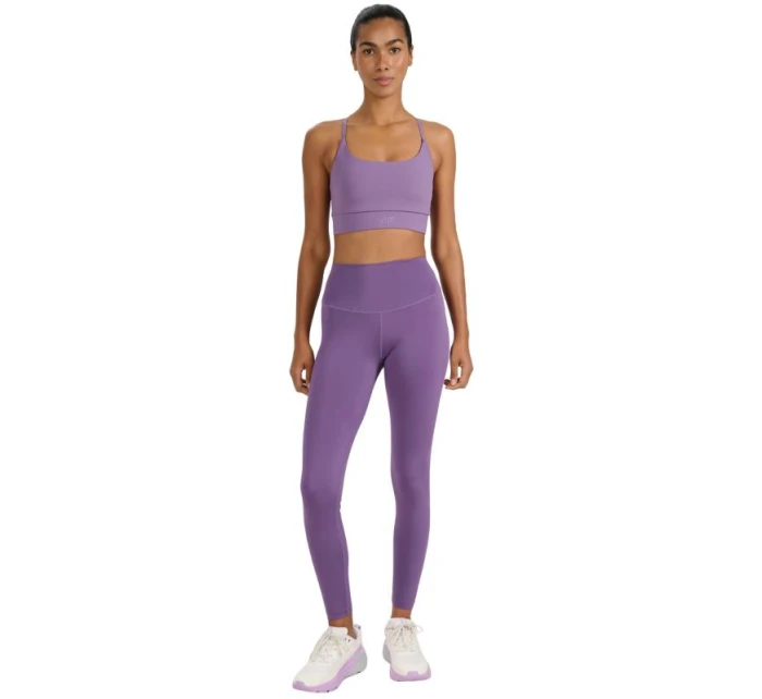Dámské legíny 4F FNK F360 purple 4FWAW25TFTIF360 53S dámské Dámské legíny 4F FNK F360 purple 4FWAW25TFTIF360 53S dámské