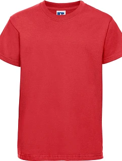 Russell Athletic 180B Dětské tričko z těžké bavlny "Authentic" 10.180B bright red