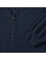 Pánský pletený cardigan s výstřihem do V 11. black model 22476185 - Russell Athletic Pánský pletený cardigan s výstřihem do V 11. black model 22476185 - Russell Athletic
