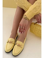 Dámské mokasíny s ozdobným detailem Žluté Rosynne Dámské mokasíny s ozdobným detailem Žluté Rosynne