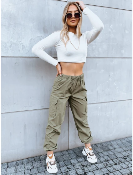 Dámské padákové kalhoty ALBUS green FashionStreet UY1685