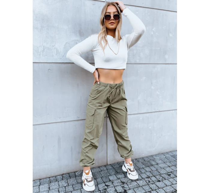 Dámské padákové kalhoty ALBUS green FashionStreet UY1685