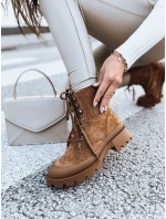 Dámské kozačky camel Dstreet model 21971613 - FashionStreet