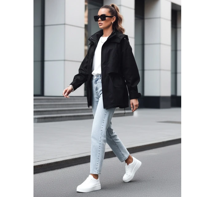 Dámská bunda parka MINESSA černá FashionStreet TY4156 Dámská bunda parka MINESSA černá FashionStreet TY4156