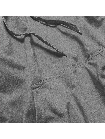 Tmavě šedá dámská mikina model 16150342 - J.STYLE