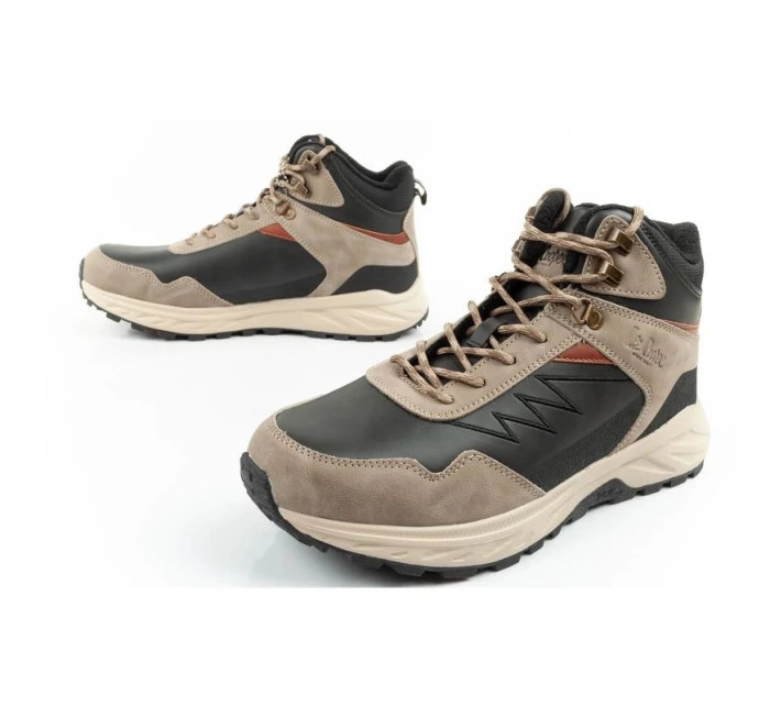 Lee Cooper pánská zimní trekingová zateplená sportovní obuv kotníková béžová černá Lee Cooper pánská zimní trekingová zateplená sportovní obuv kotníková béžová černá