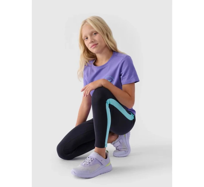 Dívčí pletené legíny Junior model 21754640 - 4F Dívčí pletené legíny Junior model 21754640 - 4F