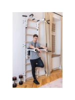 GYMNASTICKÝ ŽEBŘÍK S NASTAVITELNOU TYČÍ A ZÁBRADLÍM BENCHK 732W GYMNASTICKÝ ŽEBŘÍK S NASTAVITELNOU TYČÍ A ZÁBRADLÍM BENCHK 732W