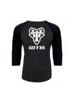 WTB Tričko RAGLAN 3/4 rukáv šedá černá M