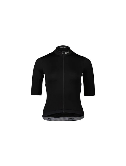 Cyklistické tričko POC W's Thermal Lite Jersey, černé
