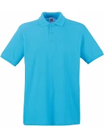 Premium Polo Piqué polo model 22441194 azure blue - Fruit of the Loom Premium Polo Piqué polo model 22441194 azure blue - Fruit of the Loom