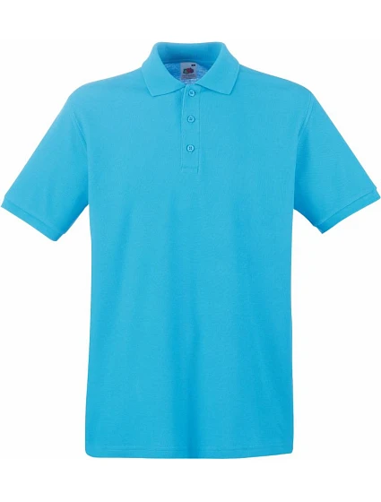 Fruit of the Loom Premium Polo Piqué polo 16.3218 azure blue Fruit of the Loom Premium Polo Piqué polo 16.3218 azure blue