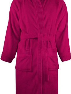 Bathrobe Župan s kapucí magenta model 22526782 - The One Towelling