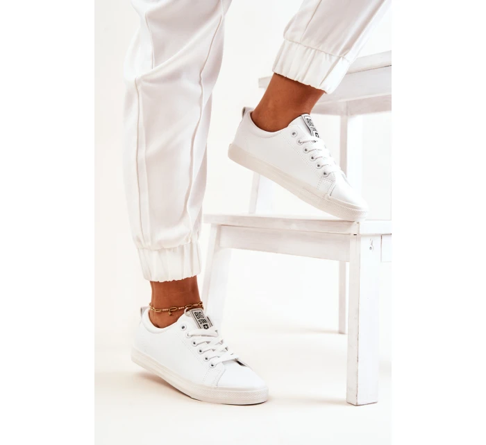 Kožená tenisová obuv Big Star JJ274311 Bílé