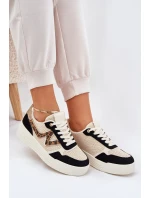 Dámské Sportovní Boty Na Platformě Leopardí Černé model 21688956 - Boto Dámské Sportovní Boty Na Platformě Leopardí Černé model 21688956 - Boto